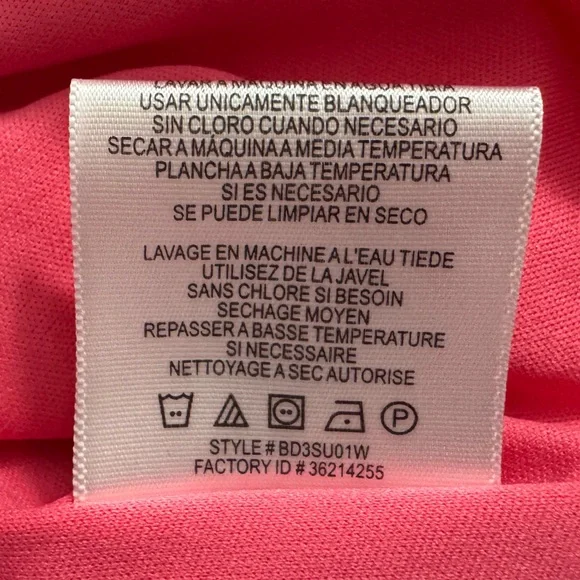 BCBG Paris Women’s Pink Ruffle Cocktail Mini Dress Size XS - Picture 10 of 10